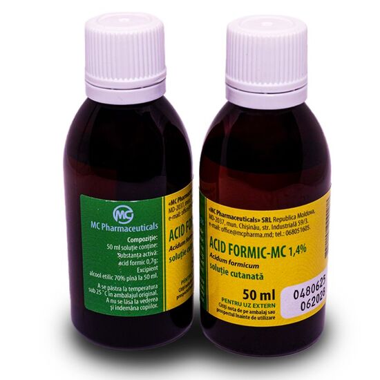 Acid formic solutie cutanata 1.4% MC PHARMACEUTICALS, 50 ml