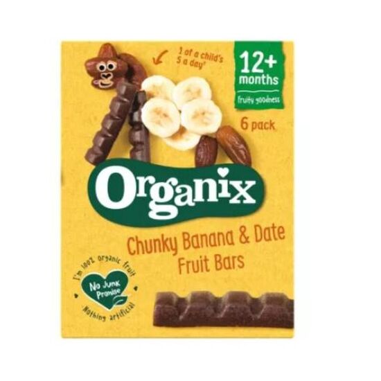 Batoane bio din curmale si banane ORGANIX, +12 luni, 6х17 g, 2 image