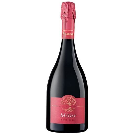 Spumant RADACINI Metier clasic, brut, roz, 750 ml, 2 image