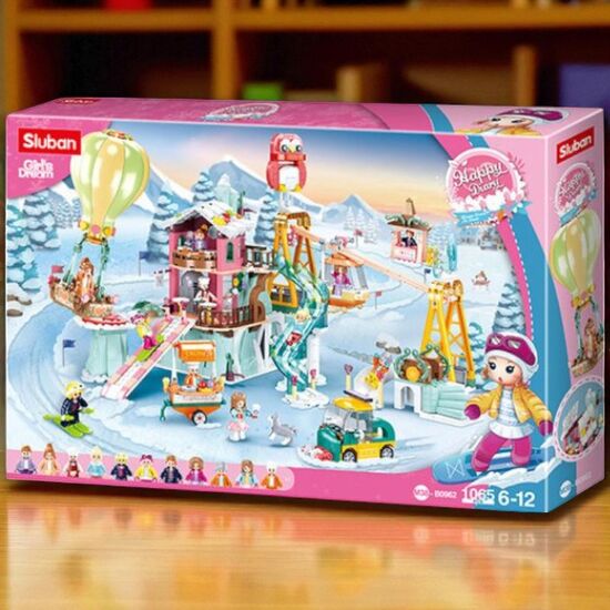 Конструктор SLUBAN Girls Dream - Skiing Holiday