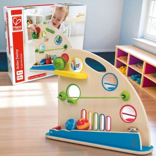 Развивающая игрушка HAPE Перегоны, 12м +