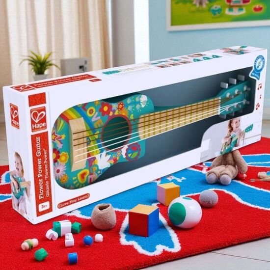 Jucarie din lemn HAPE Chitara Boho, 3+