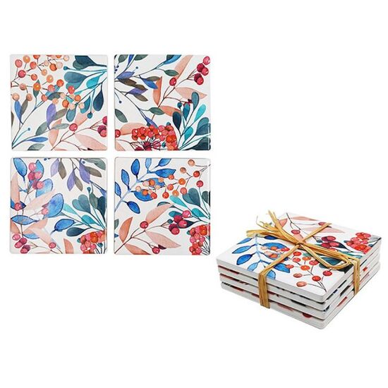 Set suport pentru cani TOGNANA Dolce Casa Sophy, 10X10 cm,  4 buc, 2 image