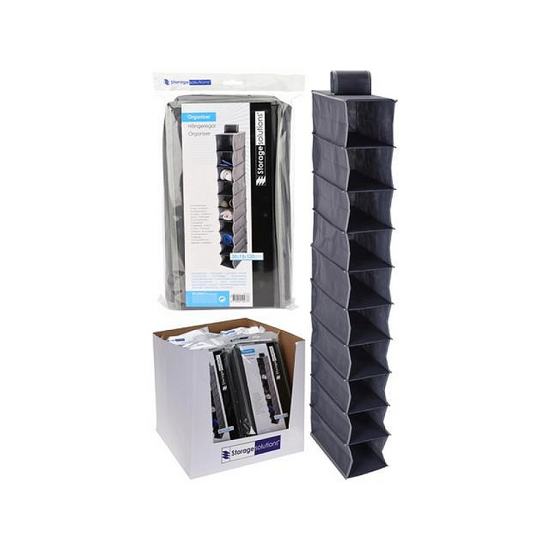 Органайзер подвесной Storage, 10 секций, 15х30х120см