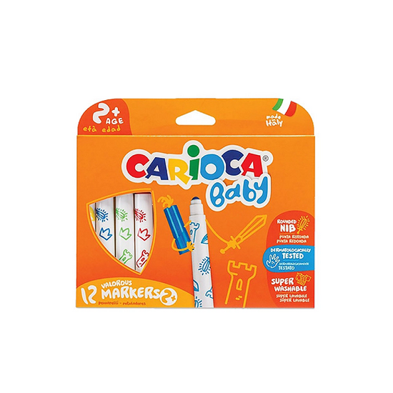 Набор фломастеров CARIOCA Baby для детей 2+, 12шт