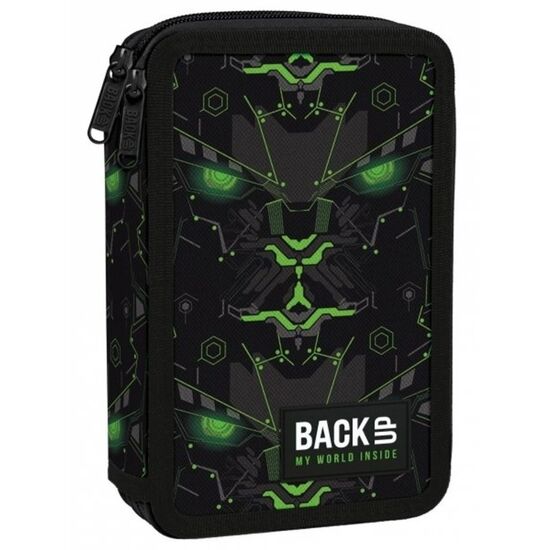 Школьный пенал BACKUP Monster Green, PB6DW59