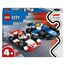 Constructor LEGO City "Mașini de curse F1 Williams Racing și Haas F1", 92 piese, 60464