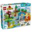 Constructor LEGO Duplo 10446 "Familia animalelor salbatice: 3 in 1", 92 piese