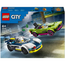 Constructor LEGO City „Urmărire cu Mașina de Poliție”, 213 piese, 60415