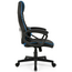 Scaun de gaming Sense7 Knight Fabric, Black and Blue, 4 image