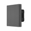 Intrerupator Wi-Fi SONOFF SwitchMan M5, 3 butoane, Gri inchis, 2 image