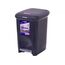 Cos gunoi plastic Eurogold Bruno 5.0 l, cu pedala, black