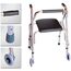 Cadru de mers DR.FREI KY 914L cu scaun si rotile, 2 image