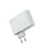 Încărcător Helmet GaN 1*USB-A+2*Type-C, 120W, 6A, White