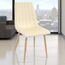 Стул DECOPRIM PLUS Dc-90wt, Beige+Transprint Legs