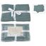 Set prosoape H&S 80% bumbac / 20% vascoza, verde, 3 buc, 2 image