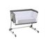 Pătuț BABYGO Co-sleeper 2 în 1, Grey, 3 image