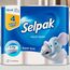 Туалетная бумага SELPAK 3 слоя 14+4 рулона