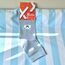 Sosete copii X-BABY int-6, gri cu desen, marime 23-26