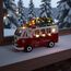 Сувенир LED "Автобус Санты", 31х11х22см