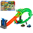 Set de joaca Hot Wheels, Demolarea Dragonului cu 2 masini Monster Trucks 1:64
