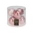 Set de globuri de sticlă, 6x80 mm, În cilindru, Light Pink, 2 image