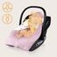 Плед для коляски LIONELO Travel Pink Flower, изображение 3