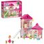 Căsuța pentru păpuși ESSA TOYS, Mică Vilă + Accesorii, 85 elemente