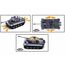 Set de constructie SLUBAN Tanc Tigru, 814 de piese, 6 image
