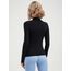 Женский лонгслив Giulia Neck, бесшовный, чёрный, L/XL, изображение 2