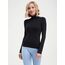 Женский лонгслив Giulia Neck, бесшовный, чёрный, L/XL