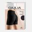 Pantaloni scurti pentru femei Giulia Shorts Rib Shape, fara cusaturi, negri, S/M, 3 image