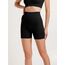 Pantaloni scurti pentru femei Giulia Shorts Rib Shape, fara cusaturi, negri, S/M