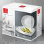 Set farfurii Bormioli Prima, opalglass, 18 buc