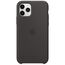 Husa HELMET pentru iPhone 11 Pro Liquid Silicone, negru