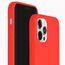Husa HELMET pentru iPhone 12 Pro Liquid Silicone, rosu, 2 image