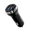 Încărcător auto HOCO, cu cablu Micro-USB, 2xUSB, 2,4 A, Z40, Negru, 2 image