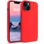 Husa HELMET pentru iPhone 14 Silicone Soft Touch, rosu