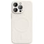 Чехол WOO для iPhone 16 Pro Liquid Silicone MagSafe, бежевый