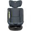 Scaun auto KIKKABOO Isofix i-Round, 0-36 kg, Dark Grey, 4 image