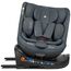 Scaun auto KIKKABOO Isofix i-Round, 0-36 kg, Dark Grey, 7 image