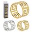 Set inele pentru servetele de servit "Roma", 4.5x3 cm, 4 buc, 2 image