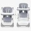 Scaun de masă KIKKABOO Spicy Plus, Grey, 2 image