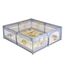Игровой манеж Moni GameZone Grey, 150x200 см, 60 шаров