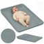 Saltea de infasat Lionelo Megs Dove, Grey, 2 image