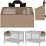 Organizator lateral patuc Lionelo Sidepocket Medium, Beige, 4 image