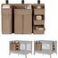 Organizator lateral patuc Lionelo Sidepocket Large, Beige, 4 image