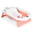 Set cadita bebelusi pliabila Moni Balena, Pink