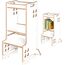 Scaun de masa 2in1 Lionelo Cass, White, 2 image