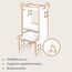 Scaun de masa 2in1 Lionelo Cass, White, 3 image